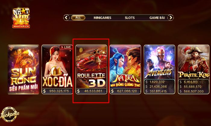 Roulette 3D Nhatvip Trò chơi Roulette 3D Nhatvip ngày càng được nhiều người yêu thích
