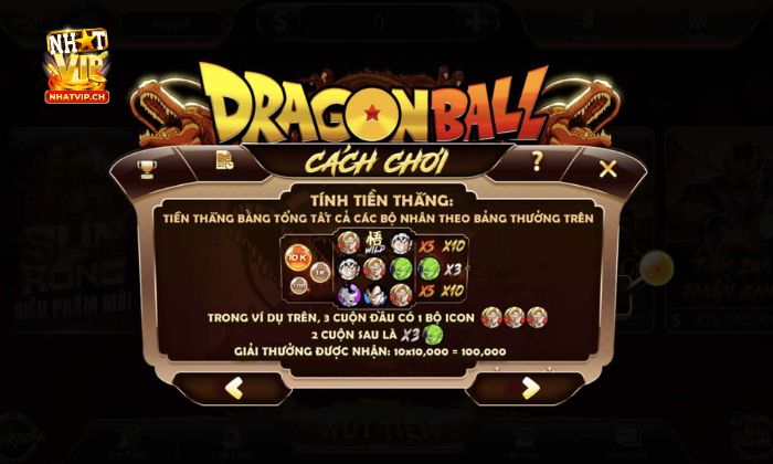 Dragon Ball Nhatvip Giao diện dễ dùng