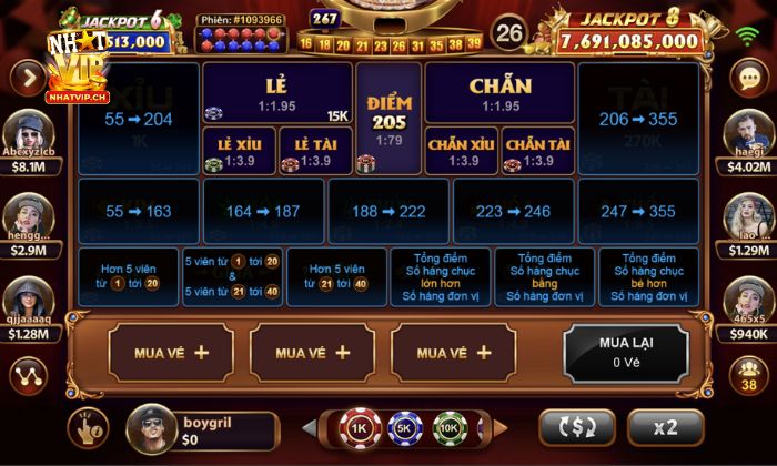 Keno Lộc Phát Nhatvip Giao diện game bắt mắt, thu hút khách hàng trải nghiệm