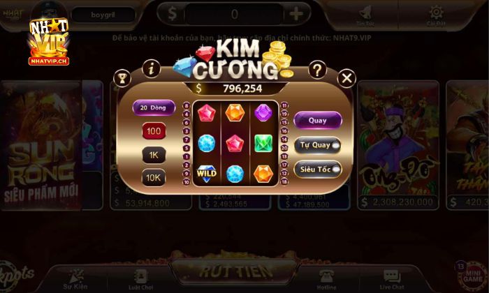 Kim Cương Nhatvip Kim Cương Nhatvip sở hữu nhiều ưu điểm