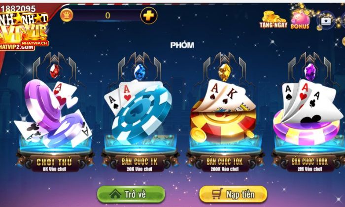 Phỏm Nhatvip Sức hút mãnh liệt tại Phỏm Nhatvip