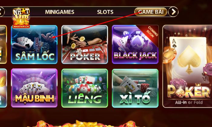 Sâm lốc Nhatvip Các bước tham gia game bài Sâm lốc tại cổng game Nhatvip